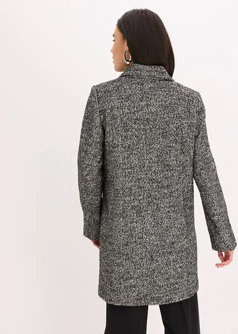 Cappotto corto da mezza stagione in simil lana, bonprix