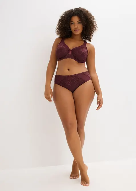 Slip alto con pizzo delicato, bonprix