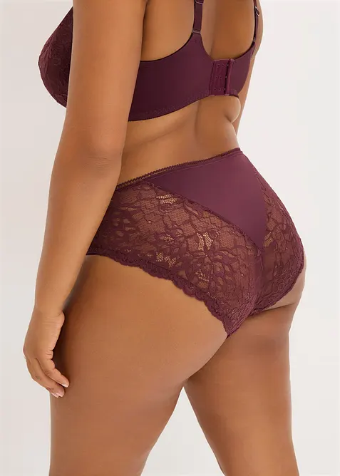 Slip alto con pizzo delicato, bonprix