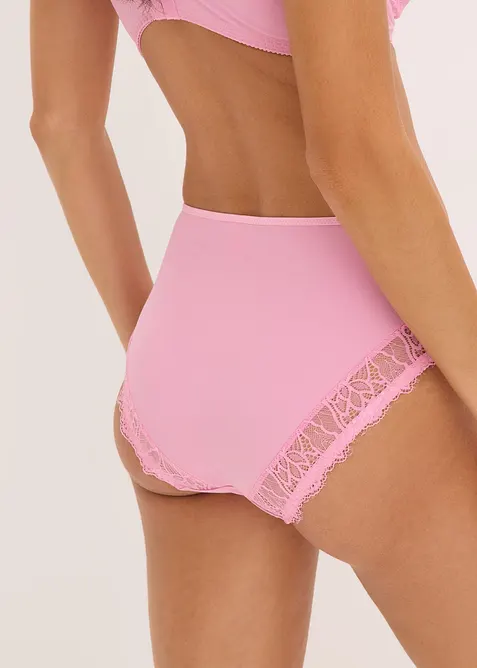 Slip alto con pizzo delicato, bonprix