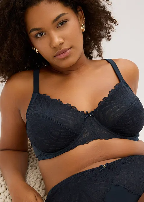 Reggiseno minimizer con pizzo delicato, bonprix