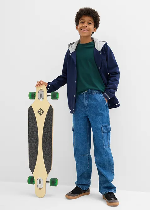 Maglia a maniche lunghe con cotone biologico (pacco da 3), bonprix