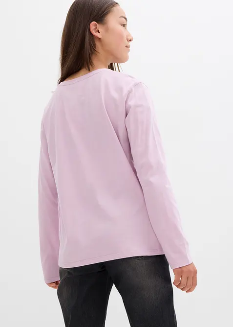 Maglia con Snoopy a maniche lunghe in puro cotone, Peanuts