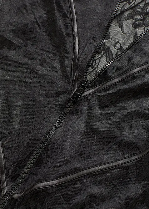 Abito in pizzo con cerniera, bonprix