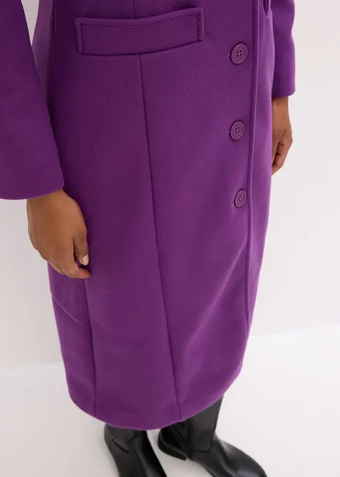 Cappotto lungo in simil lana, bonprix