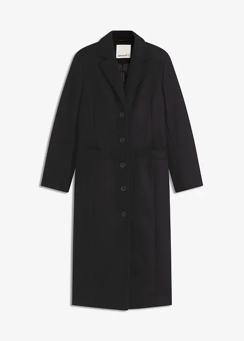 Cappotto lungo in simil lana, bonprix