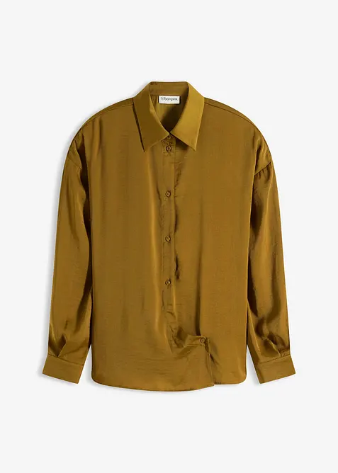 Camicia in satin fluente, bonprix