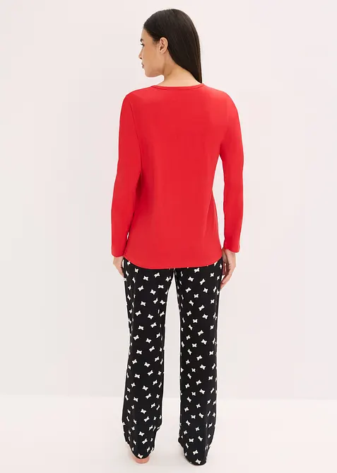 Pigiama con mascherina per dormire, bonprix