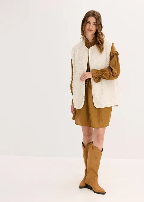 Gilet teddy, bonprix