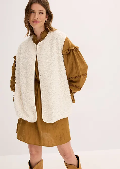 Gilet teddy, bonprix