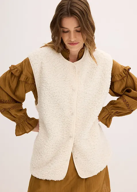 Gilet teddy, bonprix