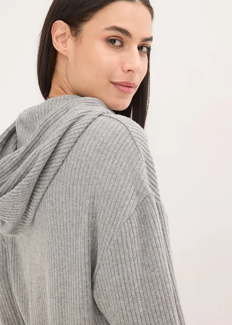 Tuta da casa oversize in morbida maglia a coste, bonprix