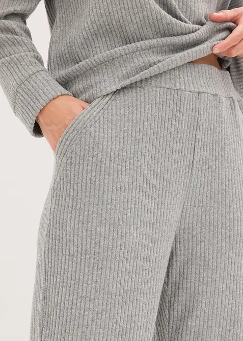 Tuta da casa oversize in morbida maglia a coste, bonprix