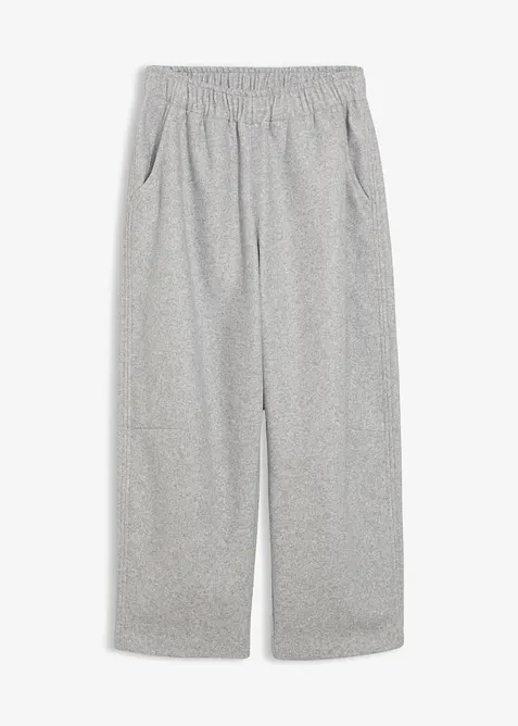 Pantaloni barrel in simil lana, bonprix