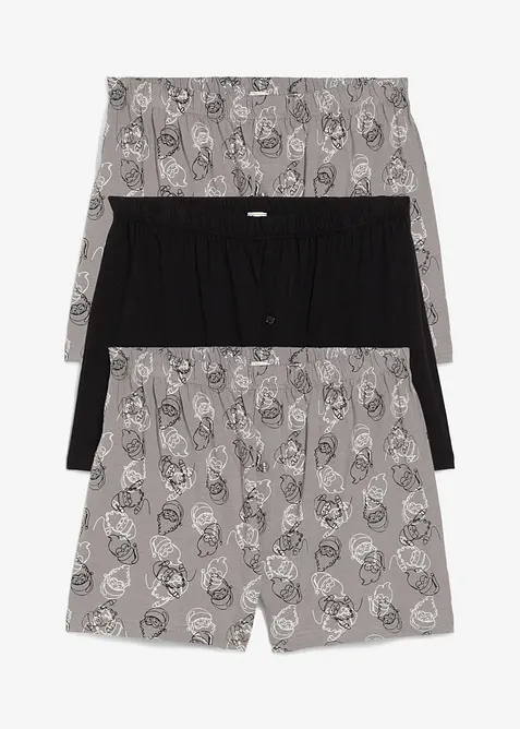 Boxer larghi con cotone biologico (pacco da 3), bonprix
