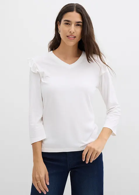 Maglia in jersey misto cotone, bonprix