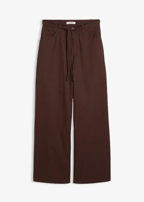 Pantaloni in twill di puro cotone, bonprix