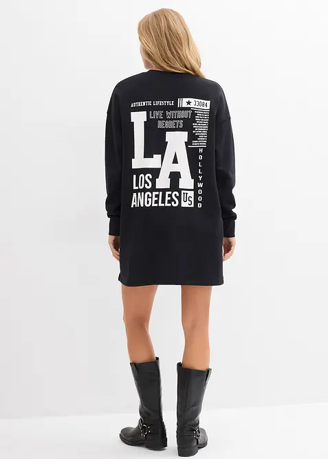 Abito in felpa di puro cotone, bonprix