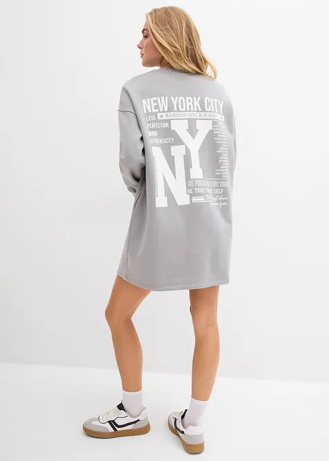 Abito in felpa di puro cotone, bonprix