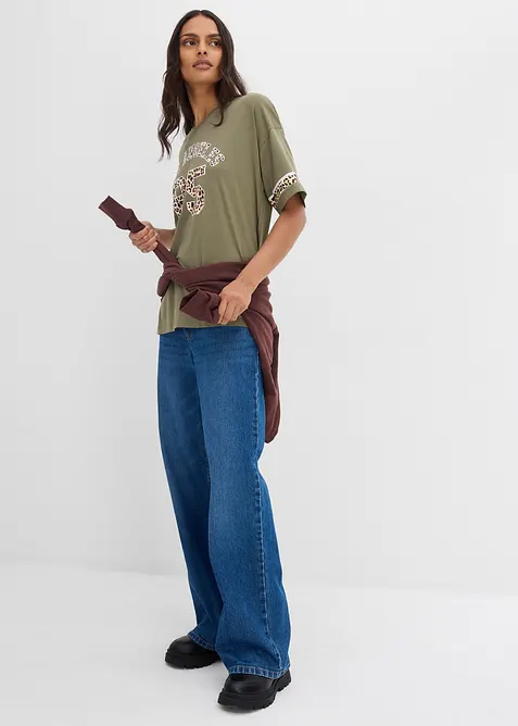 Maxi maglia in puro cotone biologico, bonprix