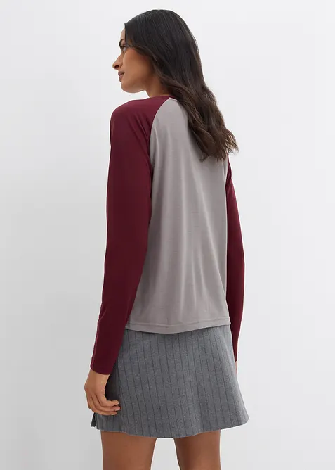 Maglia in jersey a maniche lunghe, bonprix