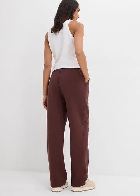 Pantaloni in felpa di puro cotone, bonprix