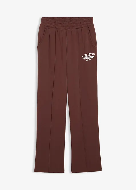 Pantaloni in felpa di puro cotone, bonprix