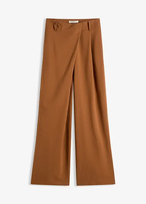 Pantaloni larghi in misto viscosa fluente, bonprix