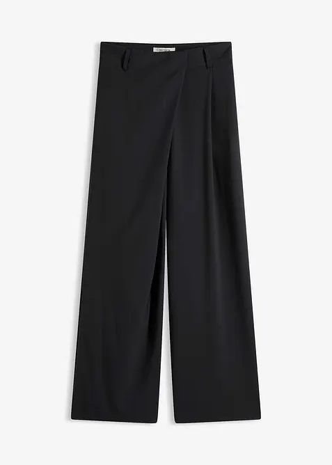 Pantaloni larghi in misto viscosa fluente, bonprix