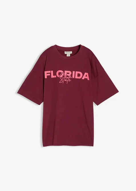 T-shirt oversize in puro cotone biologico, bonprix