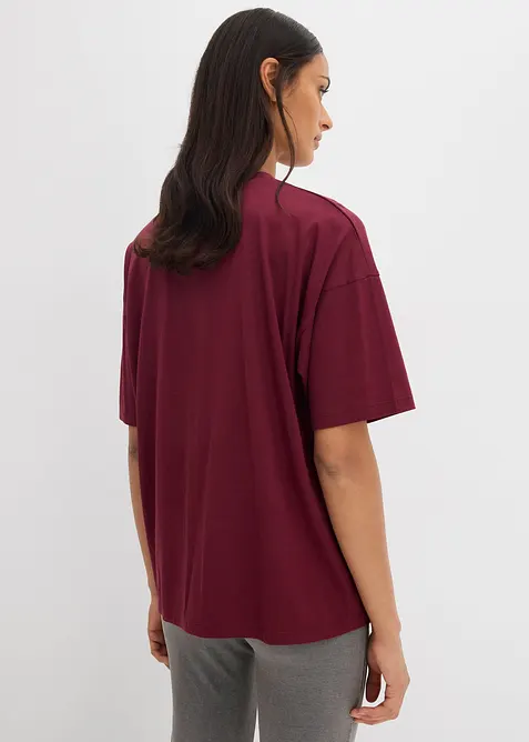 T-shirt oversize in puro cotone biologico, bonprix