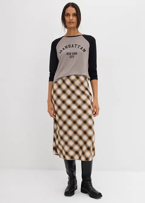 Maglia in jersey a maniche lunghe, bonprix