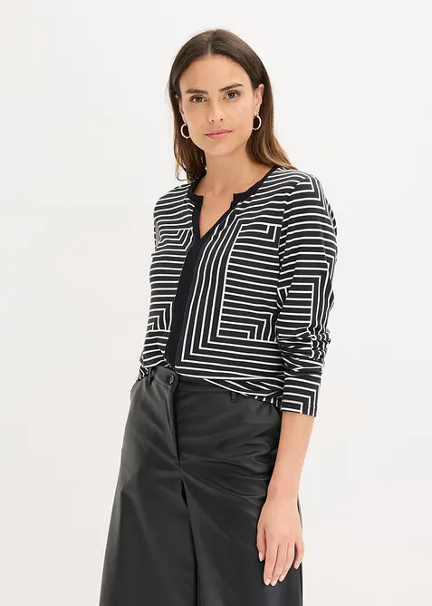 Maglia a maniche lunghe in viscosa, bonprix