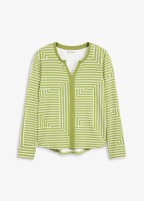 Maglia a maniche lunghe in viscosa, bonprix