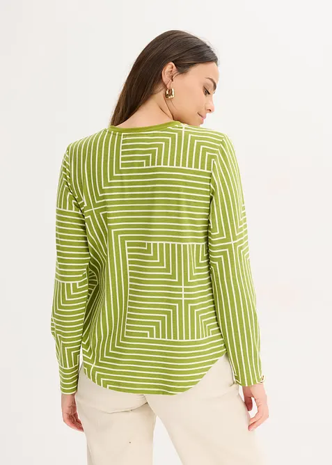 Maglia a maniche lunghe in viscosa, bonprix