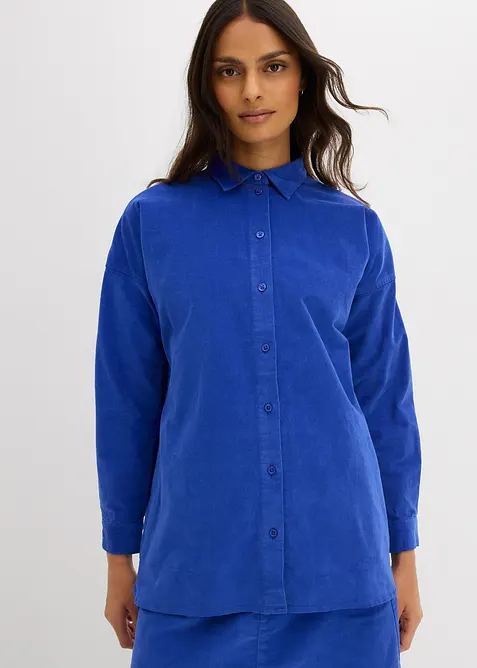 Camicia oversize in velluto a coste, bonprix