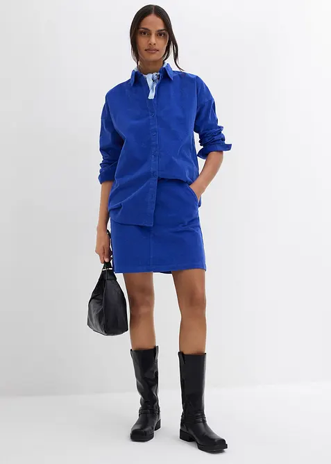 Gonna corta in velluto a coste, bonprix