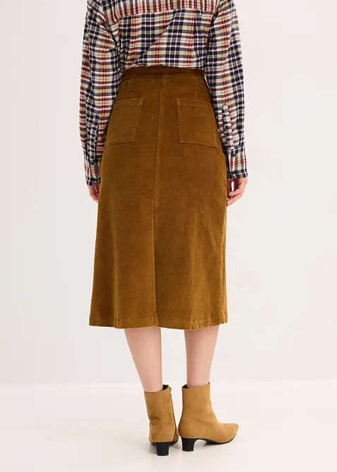Gonna di velluto a coste, bonprix