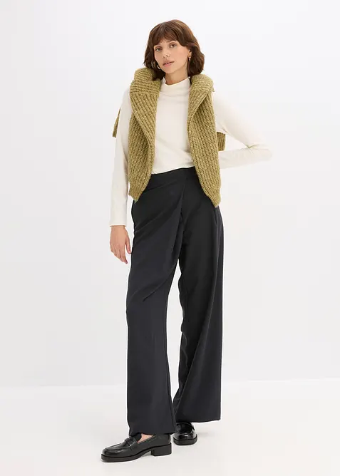 Maglia a maniche lunghe aderente, bonprix