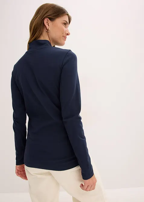 Maglia a maniche lunghe aderente, bonprix