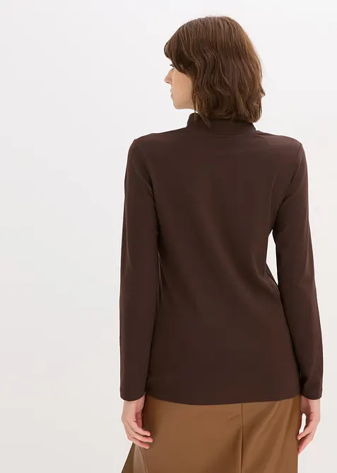 Maglia a maniche lunghe aderente, bonprix