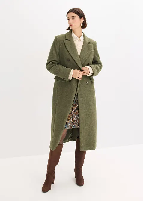 Gonna in misto cotone elasticizzato, bonprix