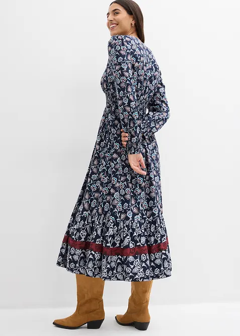 Abito lungo in viscosa fluente, bonprix