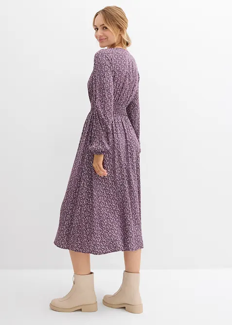 Abito midi in viscosa fluente, bonprix