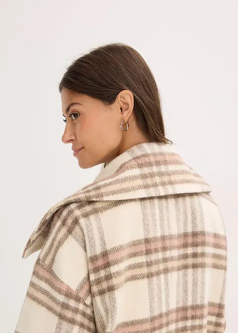 Cappotto oversize in misto lana morbido, bonprix