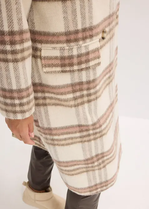 Cappotto oversize in misto lana morbido, bonprix