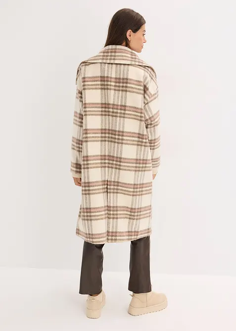 Cappotto oversize in misto lana morbido, bonprix