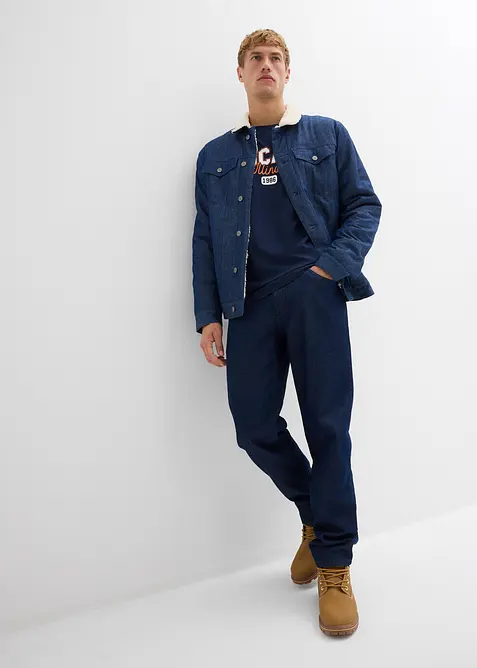 Maglia a maniche lunghe in puro cotone biologico (pacco da 2), bonprix