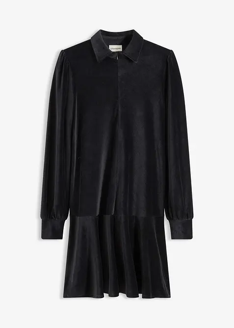 Abito corto in velluto, bonprix