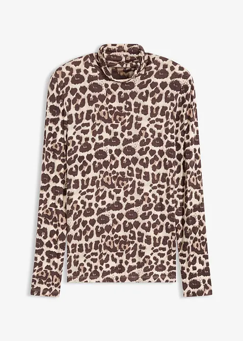 Maglia a maniche lunghe in misto viscosa morbido, bonprix